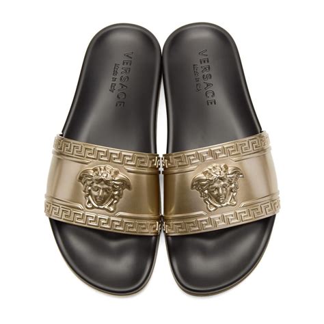 versace slides mens cheap|men's designer slide sale.